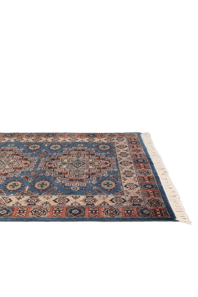 Detail image of 4' 4 x 6' 1 Hand Knotted Kazak Oriental Wool Rug