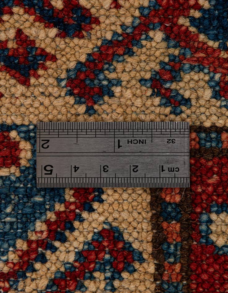 Detail image of 6' 1 x 9'  Hand Knotted Kazak Wool Rug