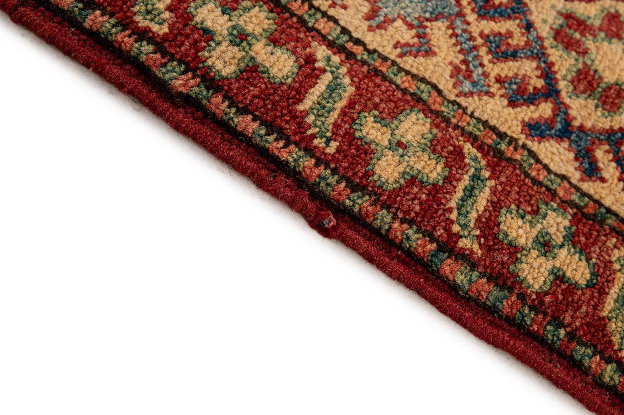 6' 1 x 9' Hand Knotted Kazak Wool Rug