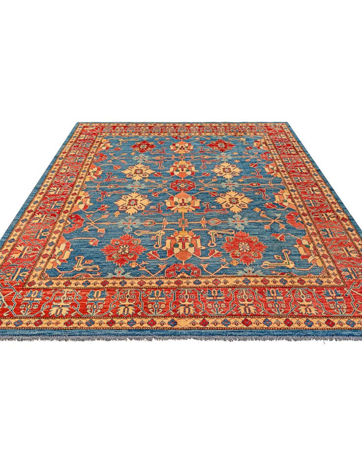 Detail image of 9' x 12' 1  Hand Knotted Kazak Wool Rug