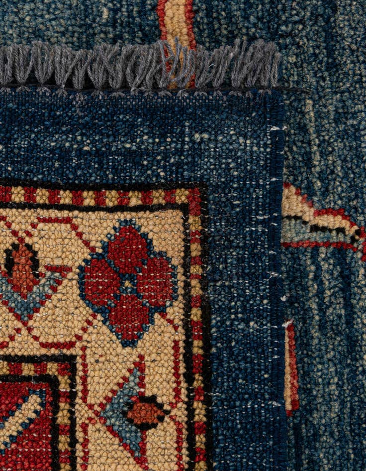 Detail image of 9' x 12' 1  Hand Knotted Kazak Wool Rug