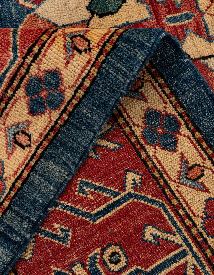 Detail image of 9' x 12' 1  Hand Knotted Kazak Wool Rug