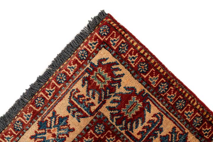 3' 9 x 5' 6 Hand Knotted Kazak Wool Rug