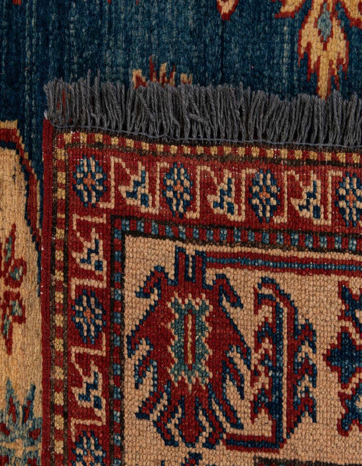 Detail image of 3' 9 x 5' 6  Hand Knotted Kazak Wool Rug