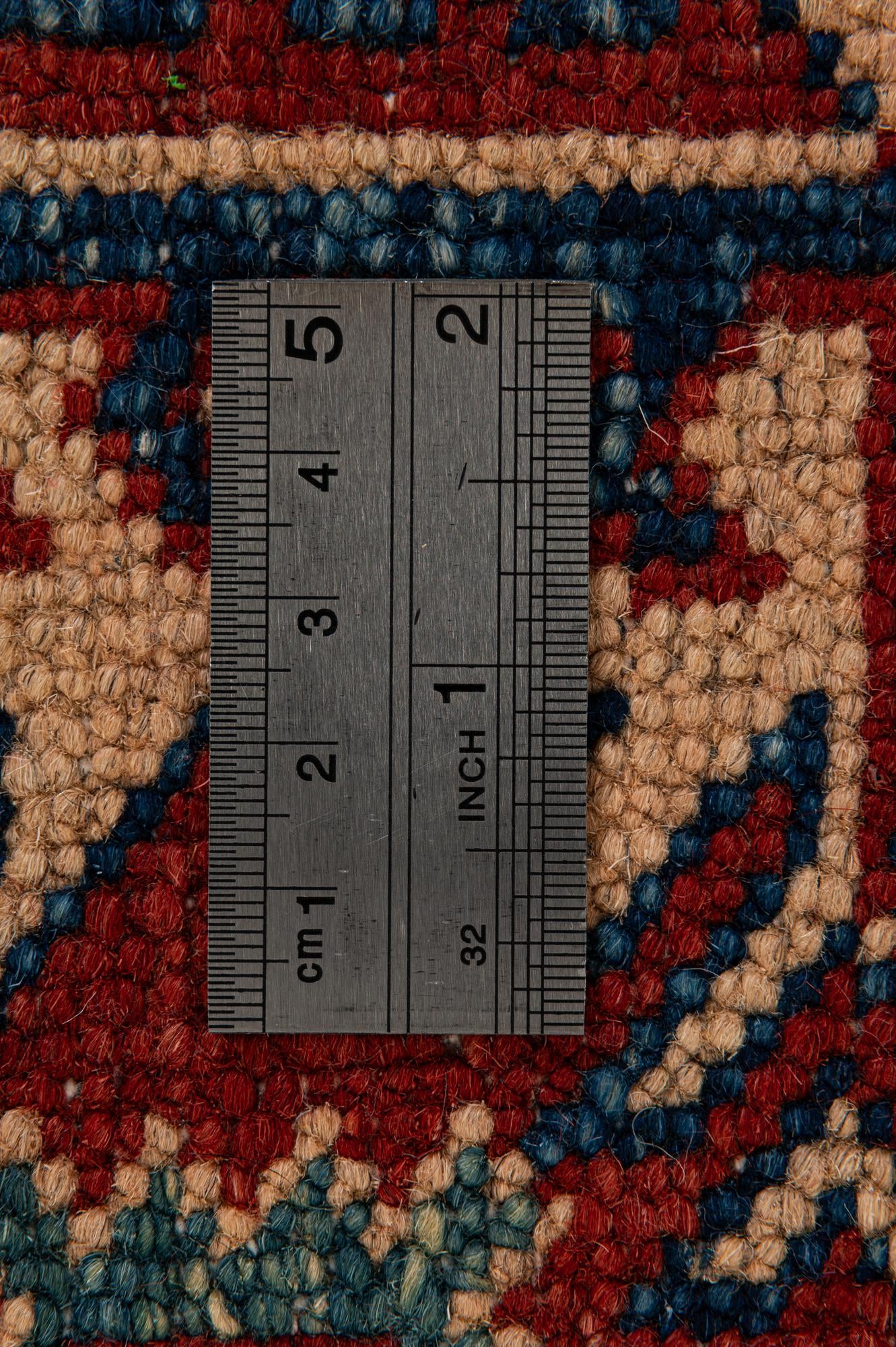 3' 9 x 5' 6 Hand Knotted Kazak Wool Rug