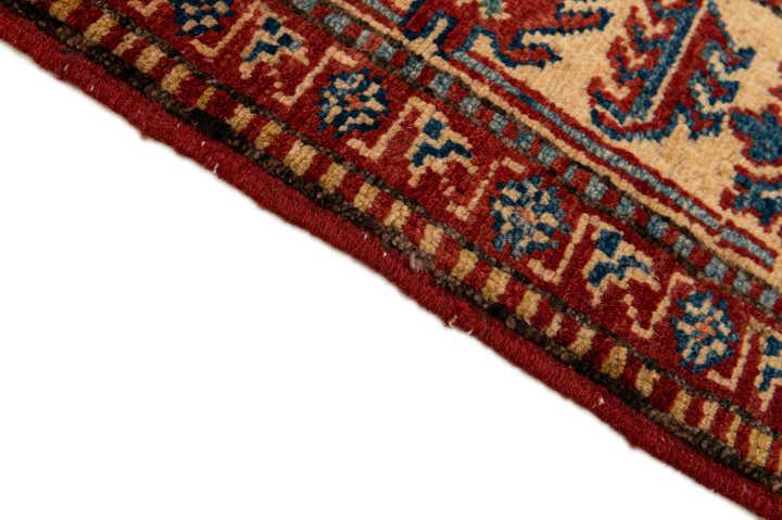 3' 9 x 5' 6 Hand Knotted Kazak Wool Rug