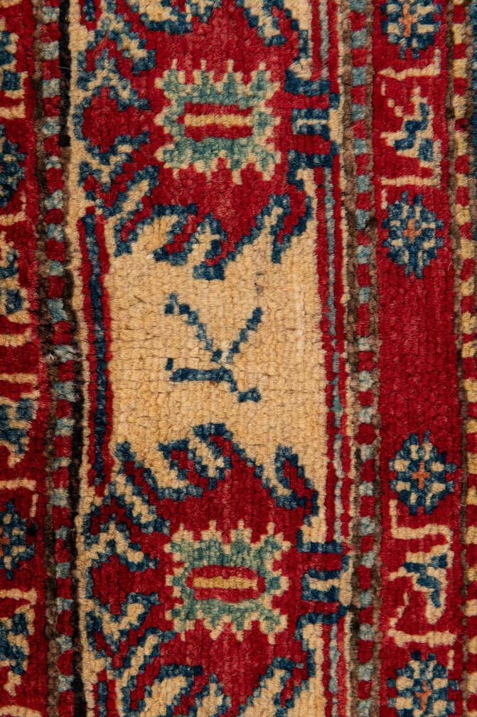 3' 9 x 5' 6 Hand Knotted Kazak Wool Rug