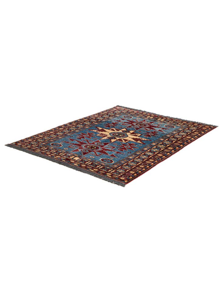 Detail image of 5' 3 x 6' 6 Hand Knotted Kazak Wool Rug