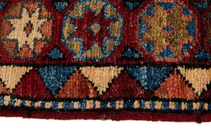 5' 3 x 6' 6 Hand Knotted Kazak Wool Rug
