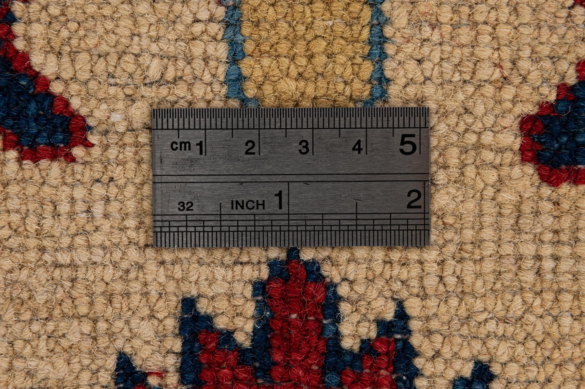 5' 11 x 8' 10 Hand Knotted Kazak Wool Rug