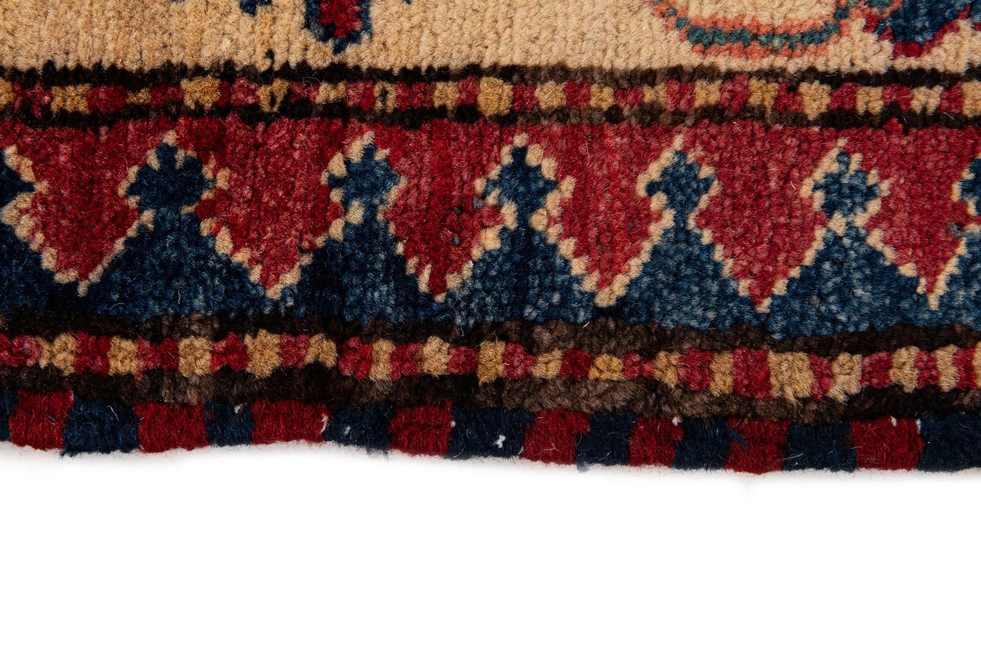 5' 11 x 8' 10 Hand Knotted Kazak Wool Rug