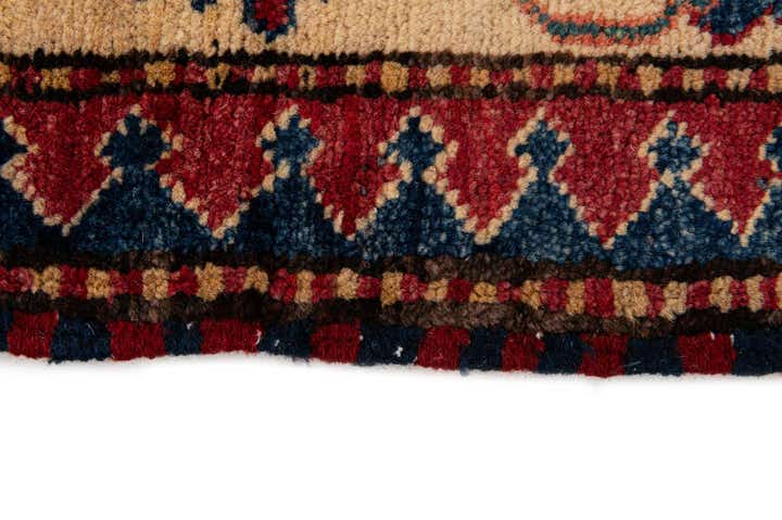 5' 11 x 8' 10 Hand Knotted Kazak Wool Rug