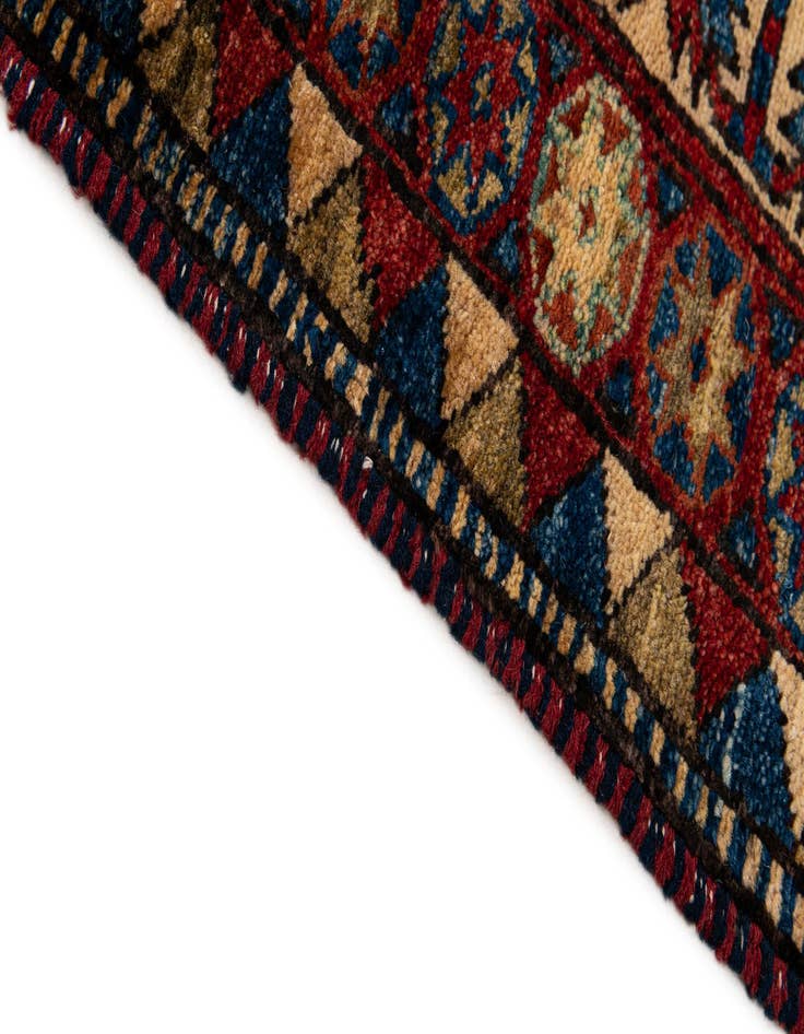 Detail image of 4' 11 x 6' 9  Hand Knotted Kazak Wool Rug