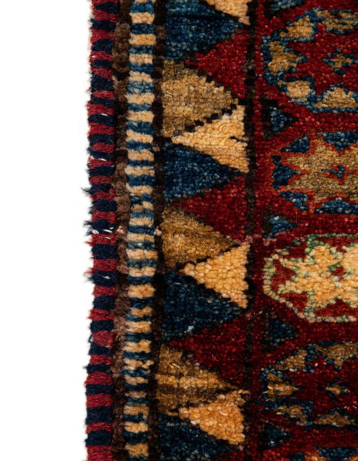 Detail image of 4' 11 x 6' 9  Hand Knotted Kazak Wool Rug