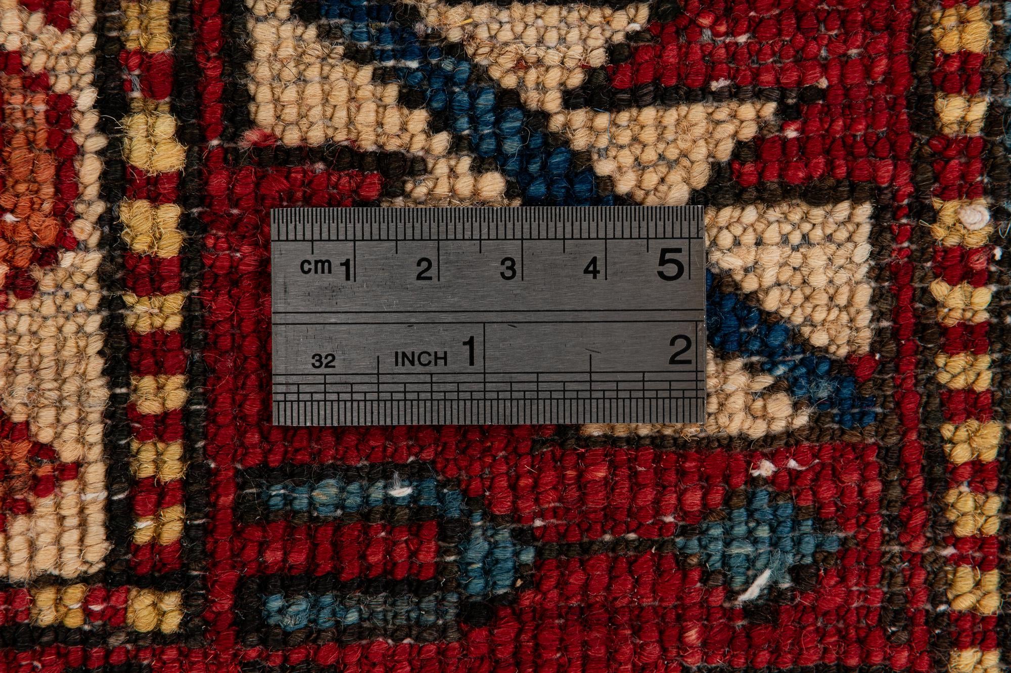 3' 11 x 6' Hand Knotted Kazak Wool Rug