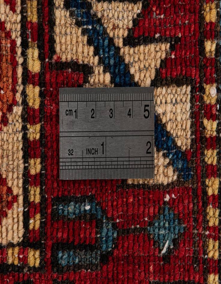Detail image of 3' 11 x 6'  Hand Knotted Kazak Wool Rug