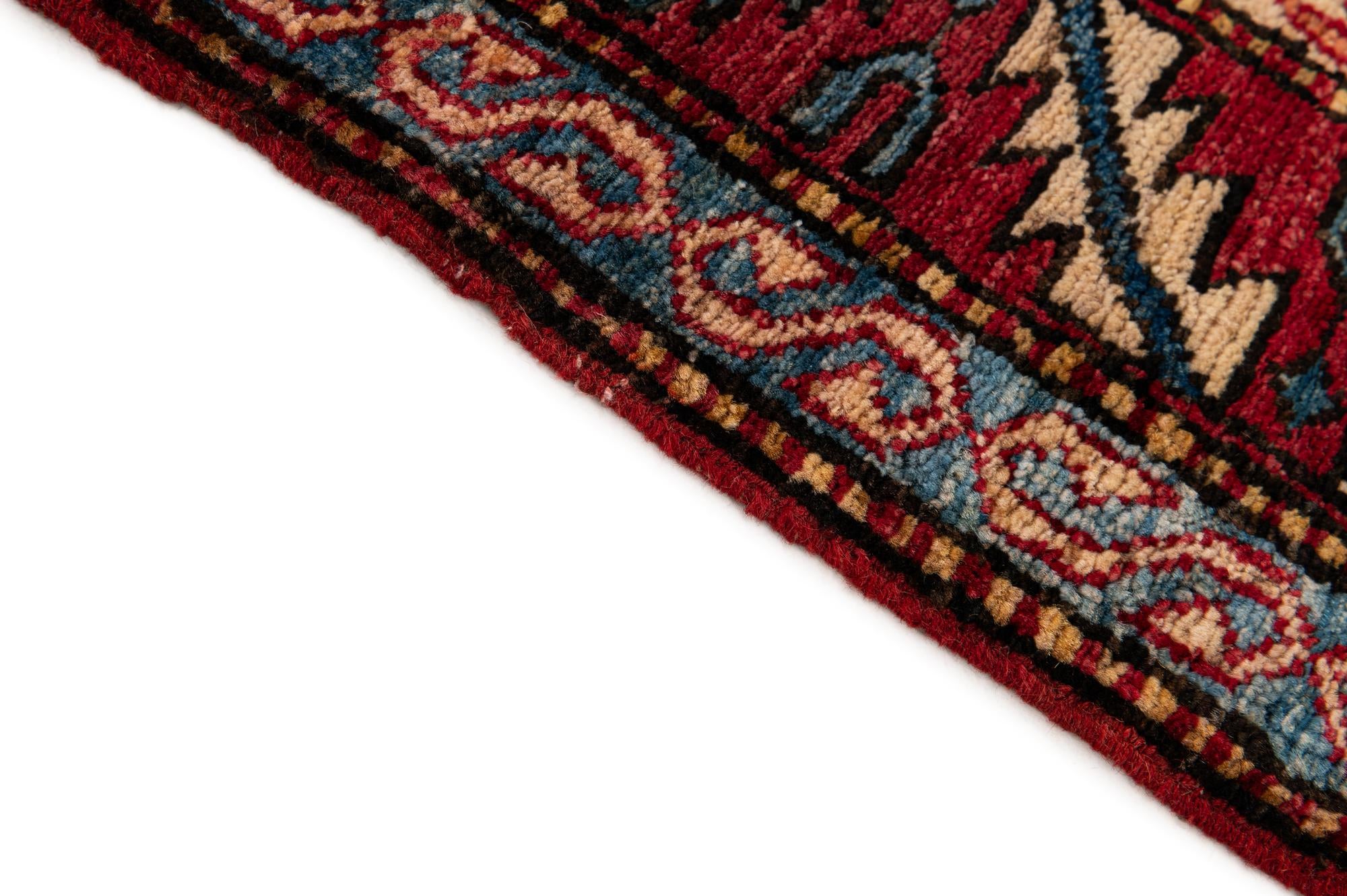 3' 11 x 6' Hand Knotted Kazak Wool Rug