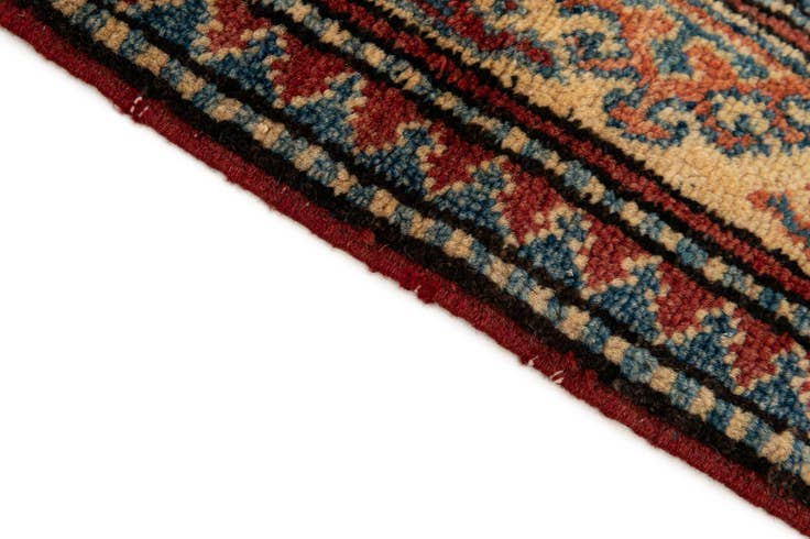 Detail image of 3' 9 x 5' 7 Hand Knotted Kazak Wool Rug