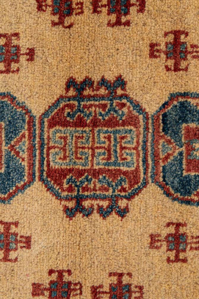 3' 9 x 5' 7 Hand Knotted Kazak Wool Rug