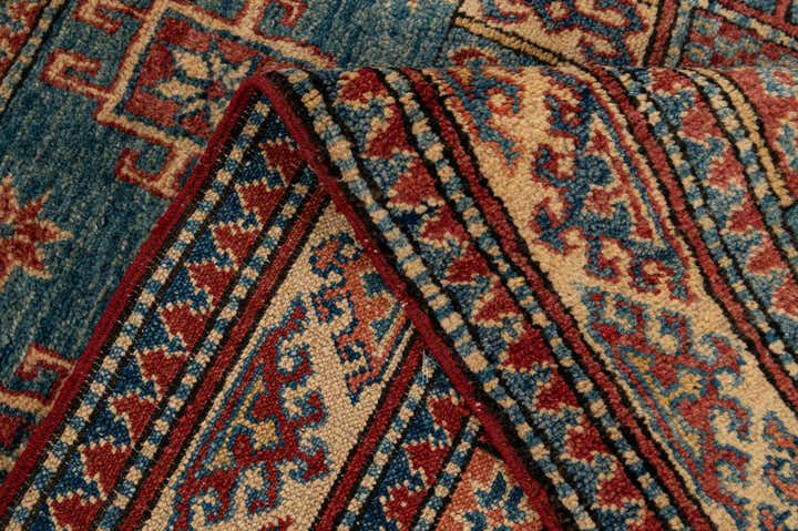 3' 9 x 5' 7 Hand Knotted Kazak Wool Rug