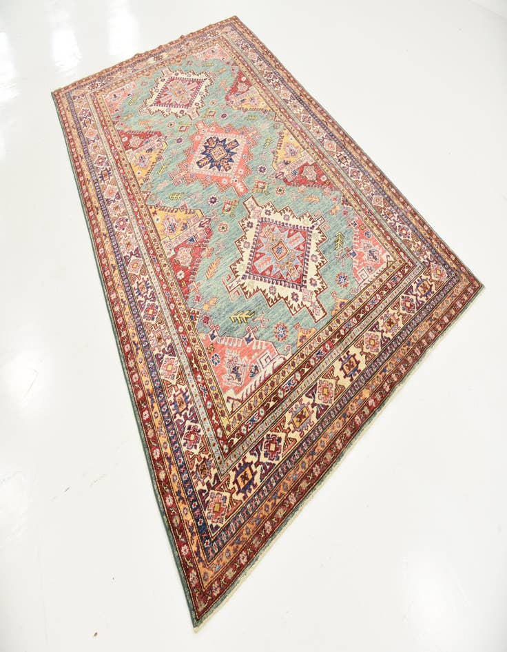 Detail image of 5' 9 x 8' 8 Hand Knotted Kazak Oriental Rug