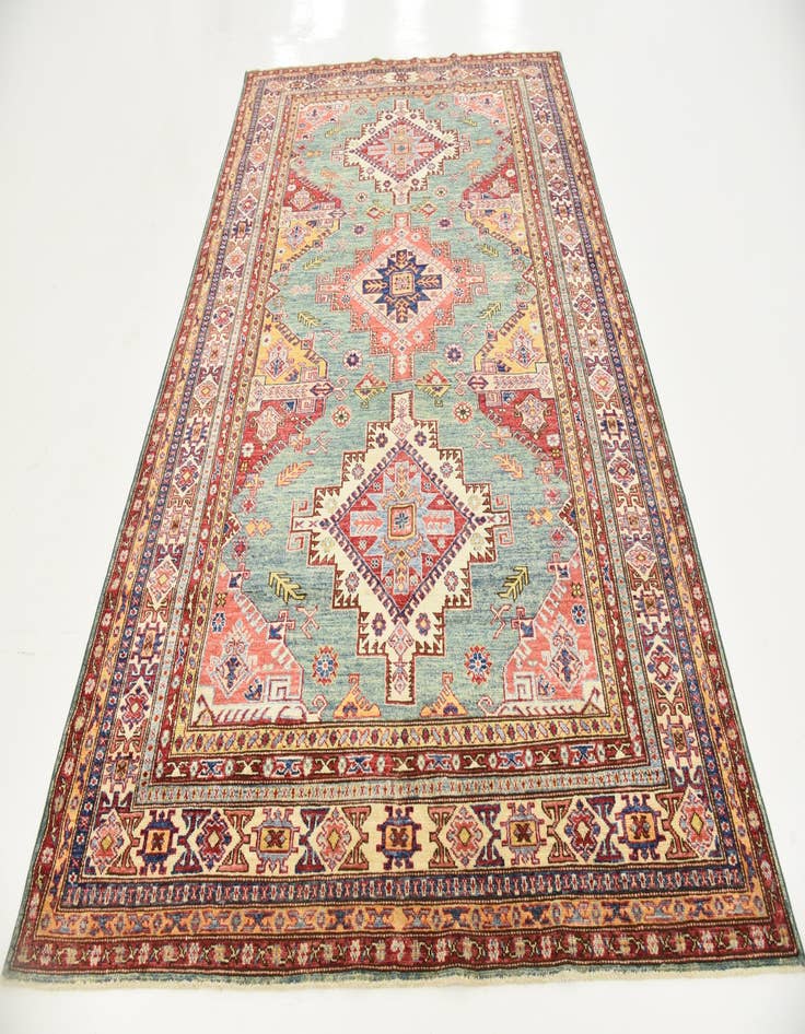 Detail image of 5' 9 x 8' 8 Hand Knotted Kazak Oriental Rug