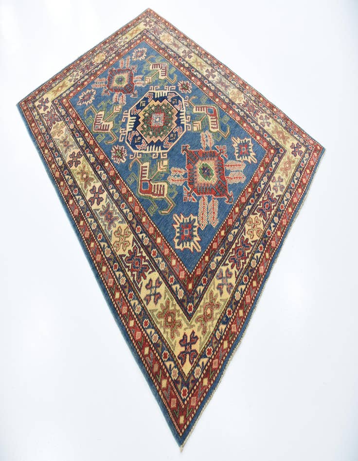 Detail image of 5' x 6' 8 Hand Knotted Kazak Oriental Rug