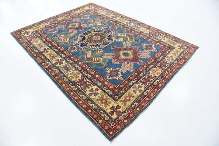 5' x 6' 8 Hand Knotted Kazak Oriental Rug
