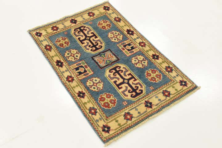 2' x 3' Hand Knotted Kazak Oriental Rug