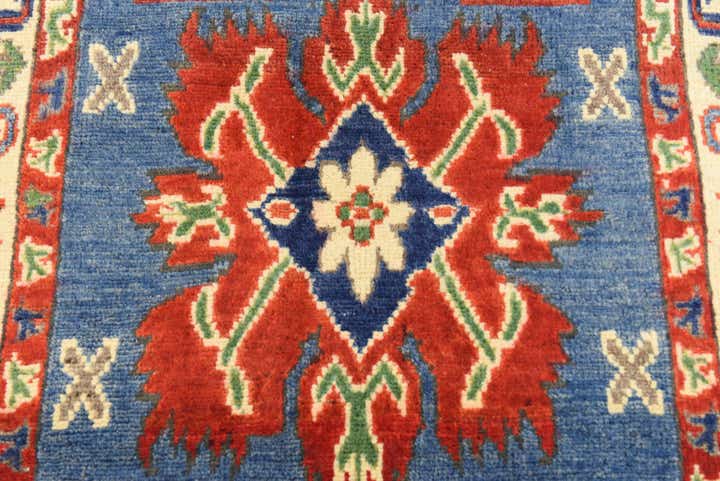 85cm x 135cm Handgeknüpft Kazak Orientalisch Teppich