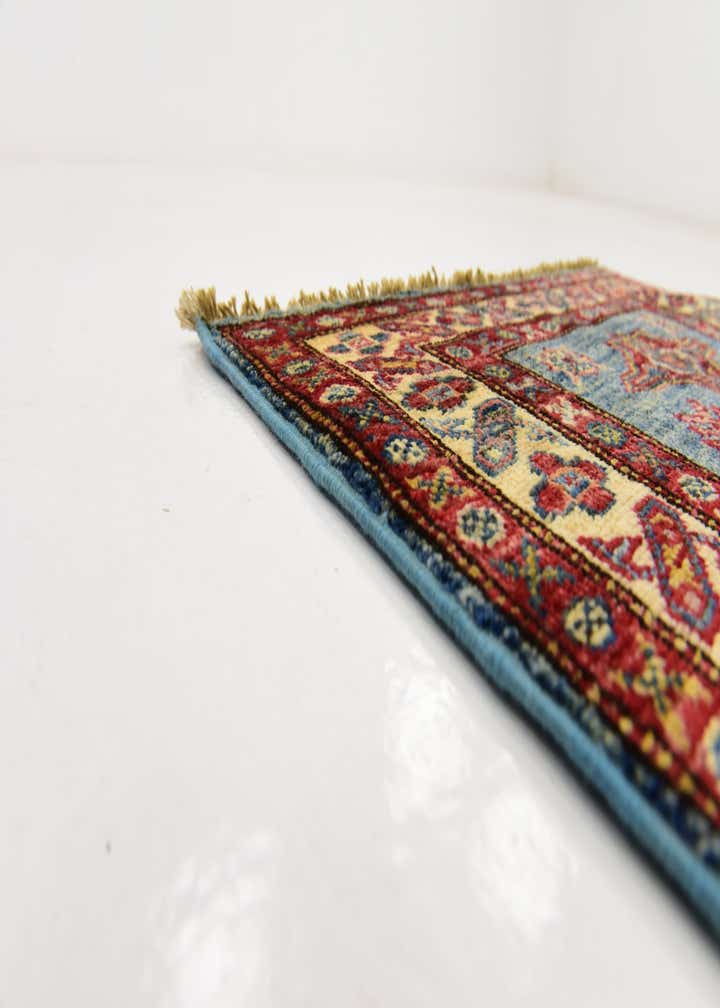 2' x 3' Hand Knotted Kazak Rug