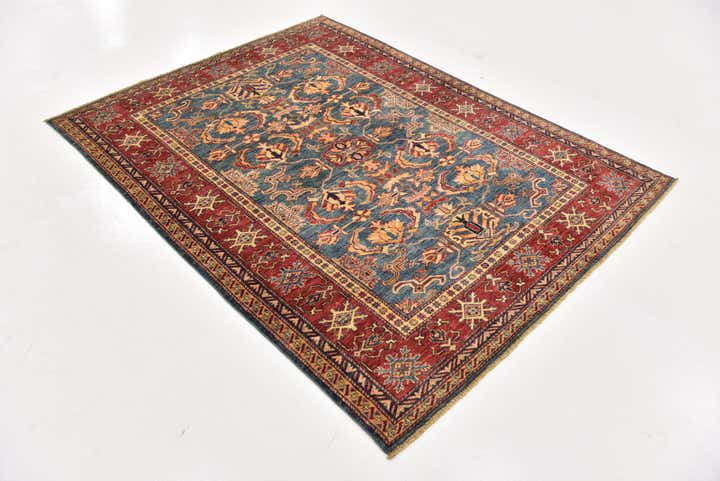 5' x 6' 9 Hand Knotted Kazak Oriental Rug