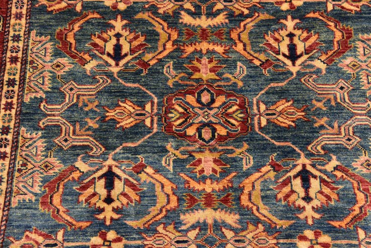 Detail image of 5' x 6' 9 Hand Knotted Kazak Oriental Rug