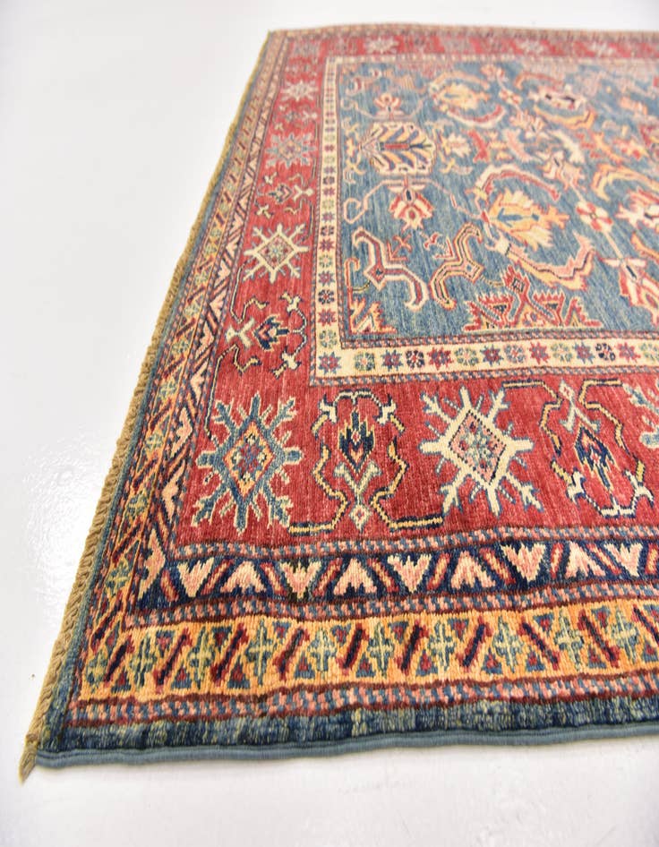 Detail image of 5' x 6' 9 Hand Knotted Kazak Oriental Rug