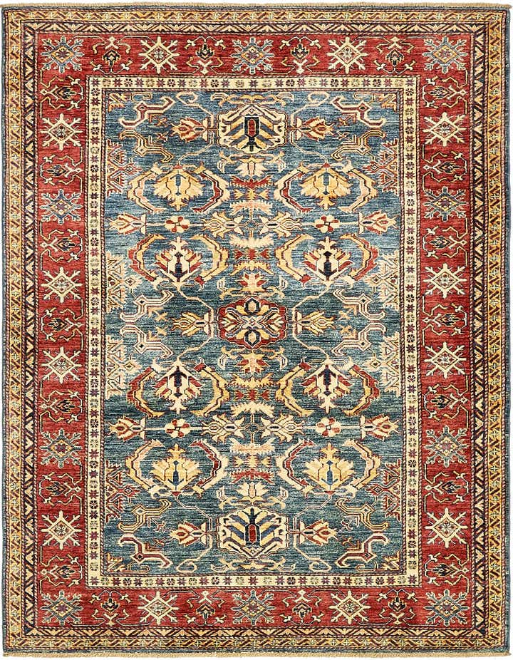 5' x 6' 9 Hand Knotted Kazak Oriental Rug