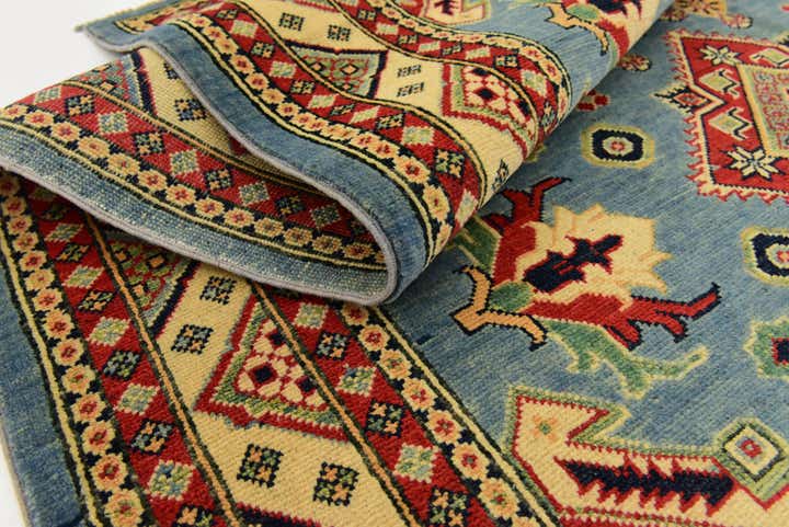 4' 10 x 6' 4 Hand Knotted Kazak Rug