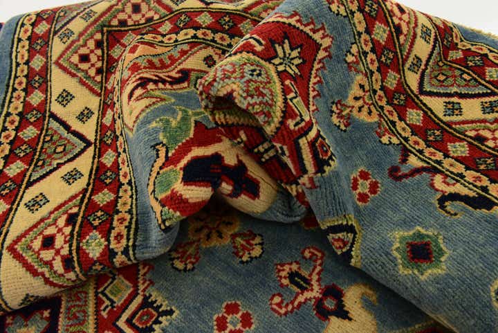 4' 10 x 6' 4 Hand Knotted Kazak Rug