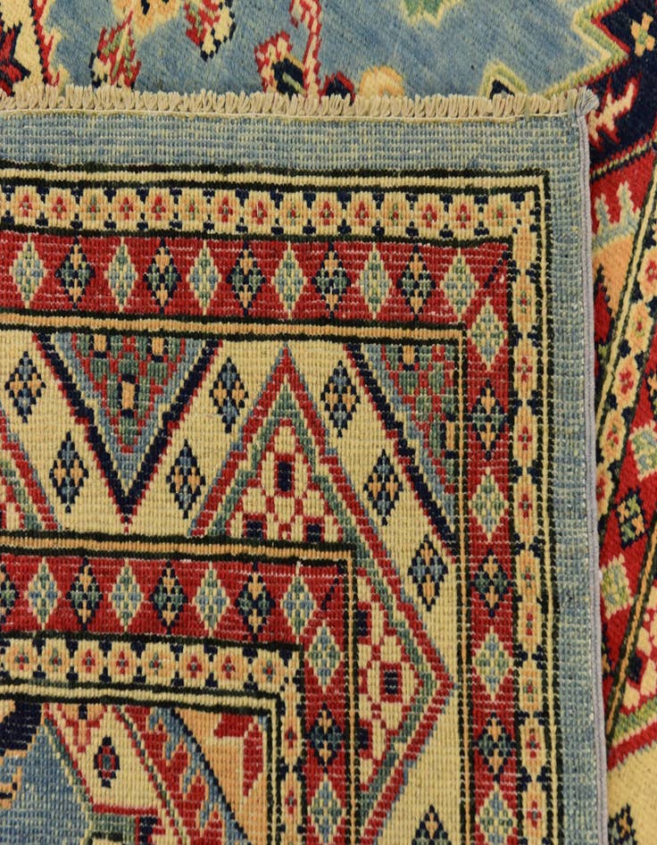 Detail image of 4' 10 x 6' 4 Hand Knotted Kazak Rug