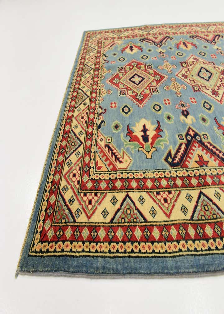 4' 10 x 6' 4 Hand Knotted Kazak Rug