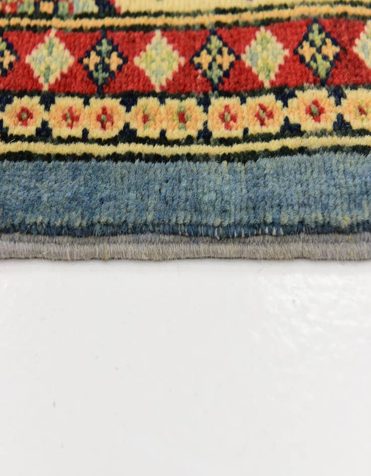 Detail image of 4' 10 x 6' 4 Hand Knotted Kazak Rug
