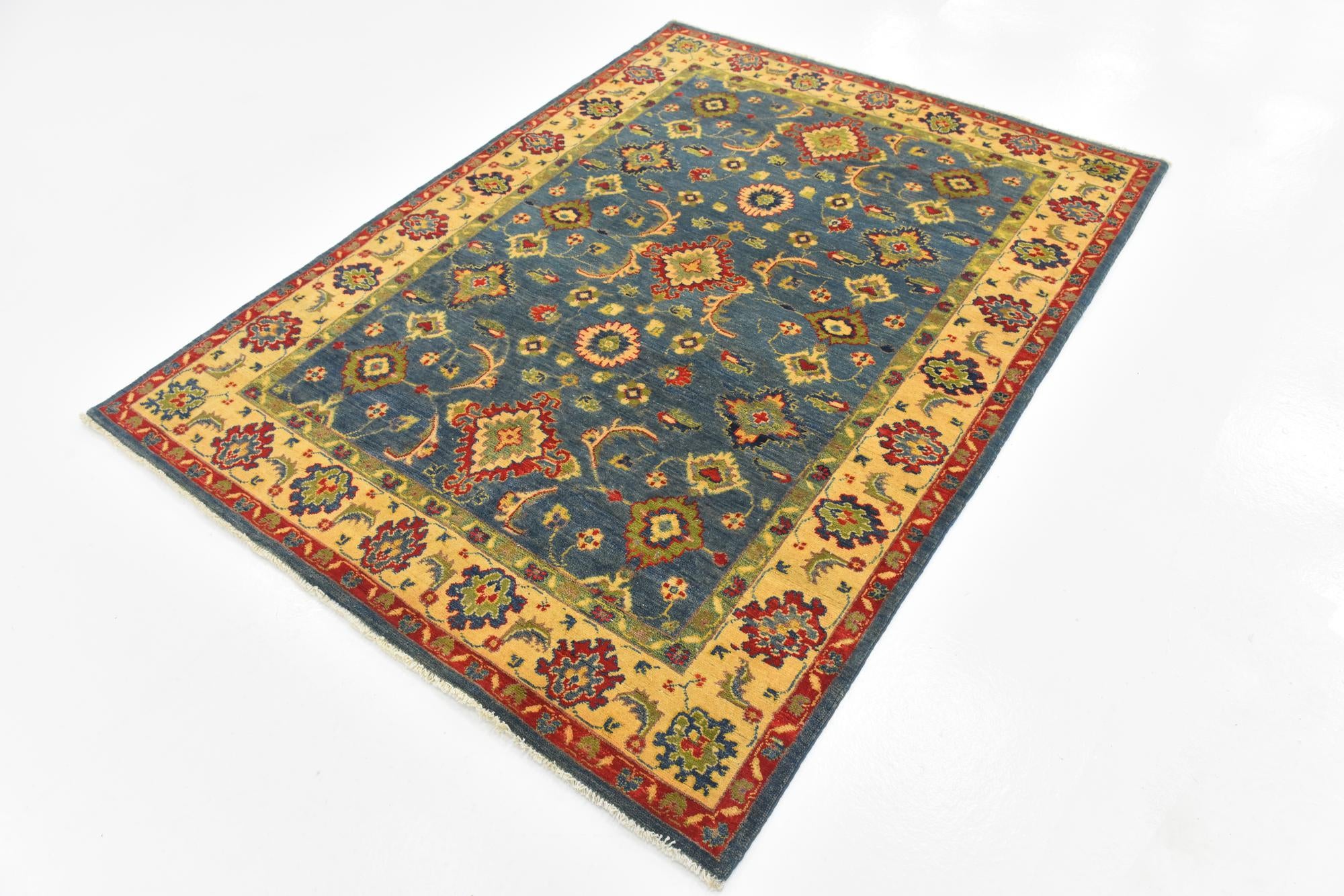 5' 2 x 6' 10 Hand Knotted Kazak Rug