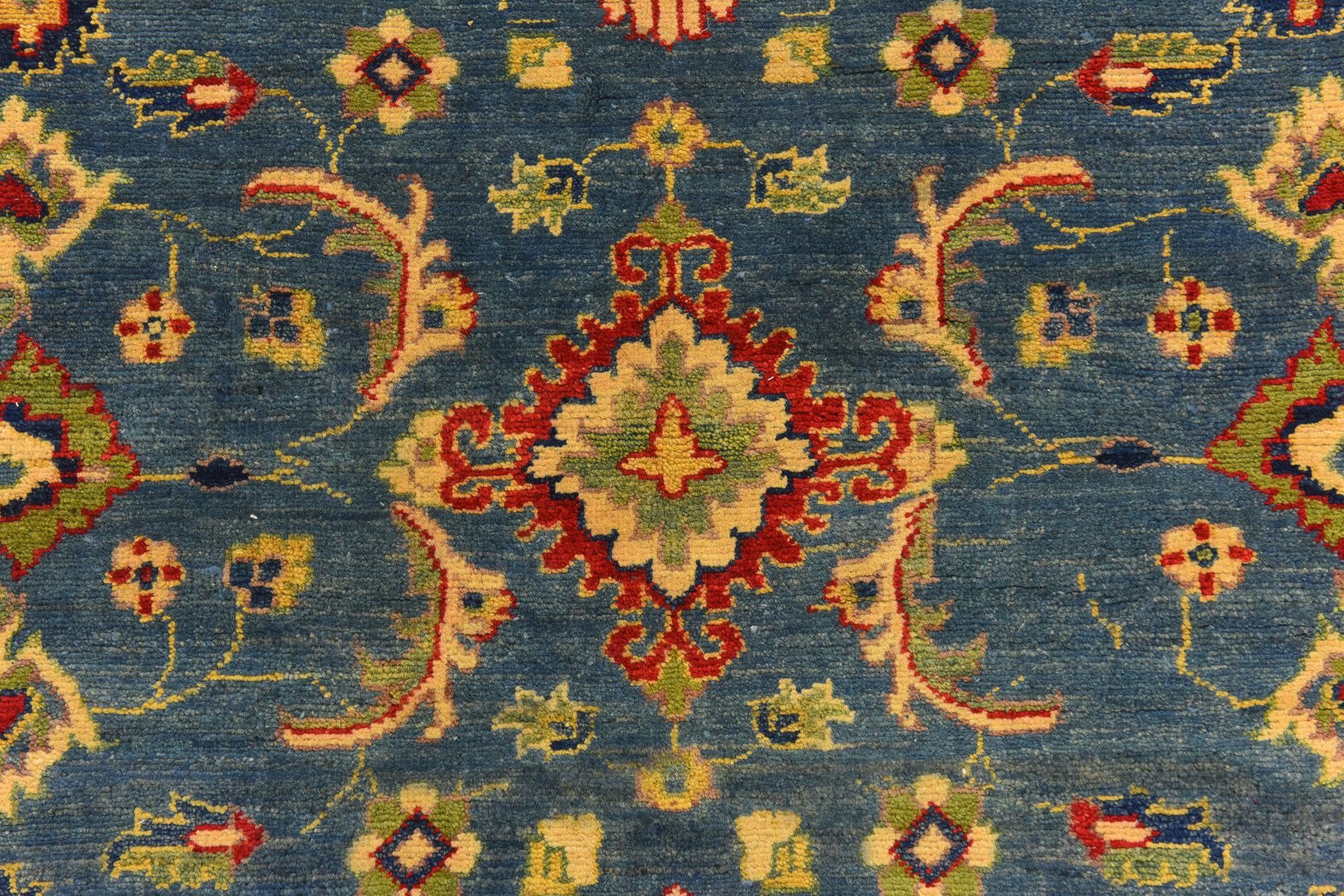 5' 2 x 6' 10 Hand Knotted Kazak Rug