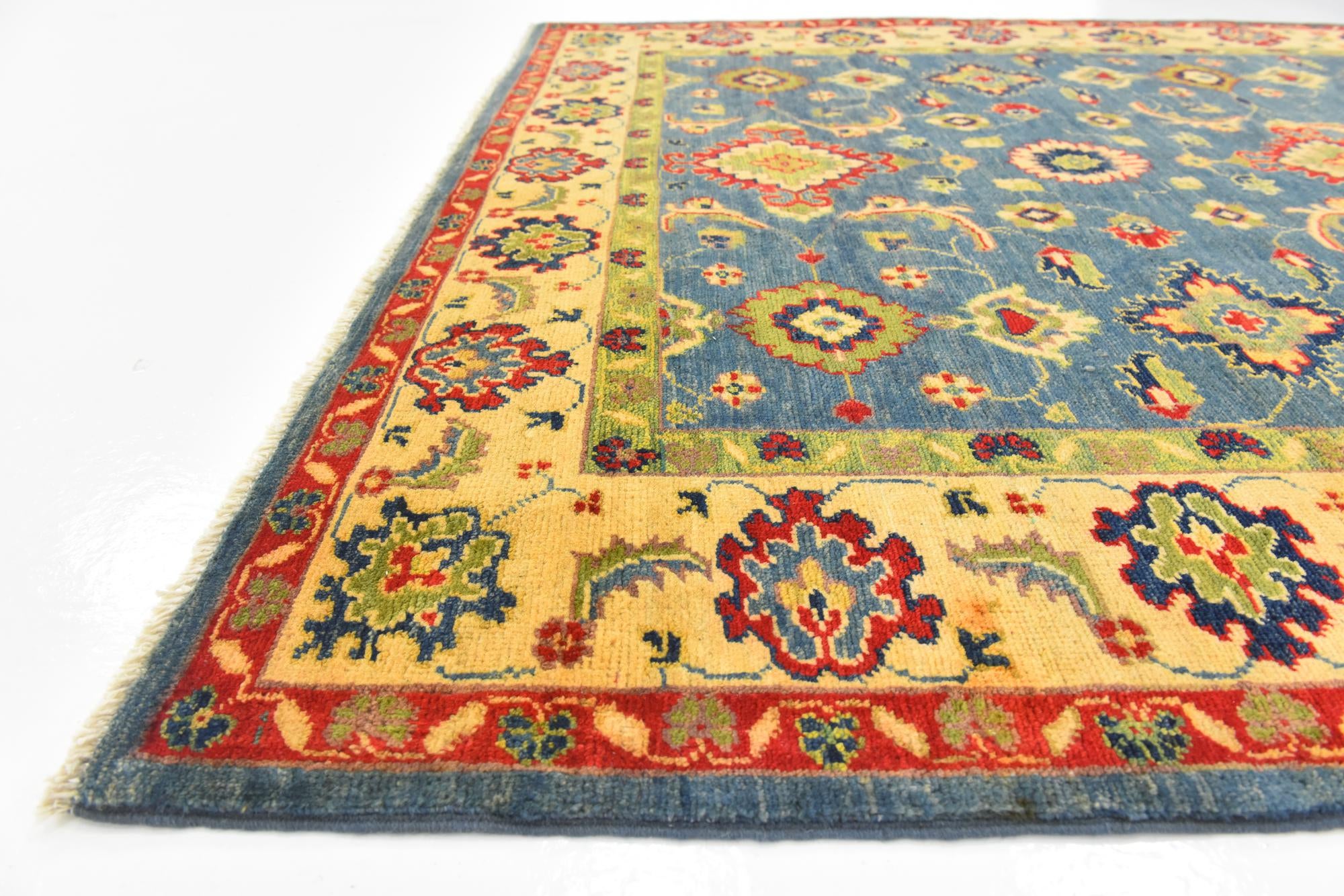 5' 2 x 6' 10 Hand Knotted Kazak Rug