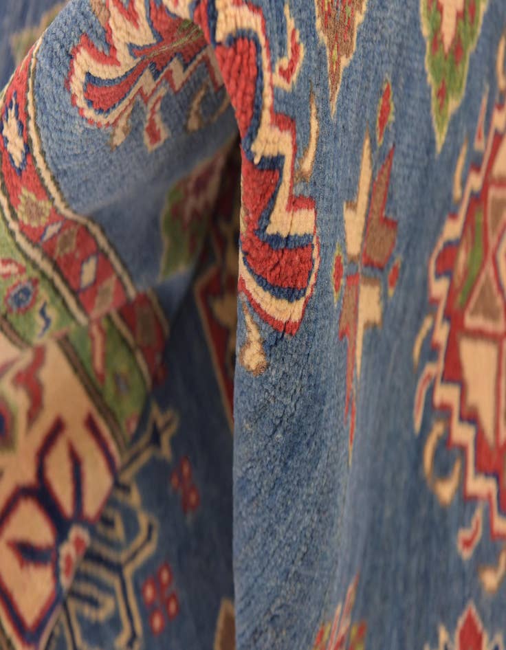 Detail image of 5' 7 x 7' 10 Hand Knotted Kazak Rug