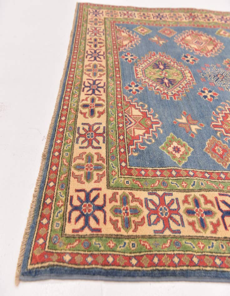 Detail image of 5' 7 x 7' 10 Hand Knotted Kazak Rug