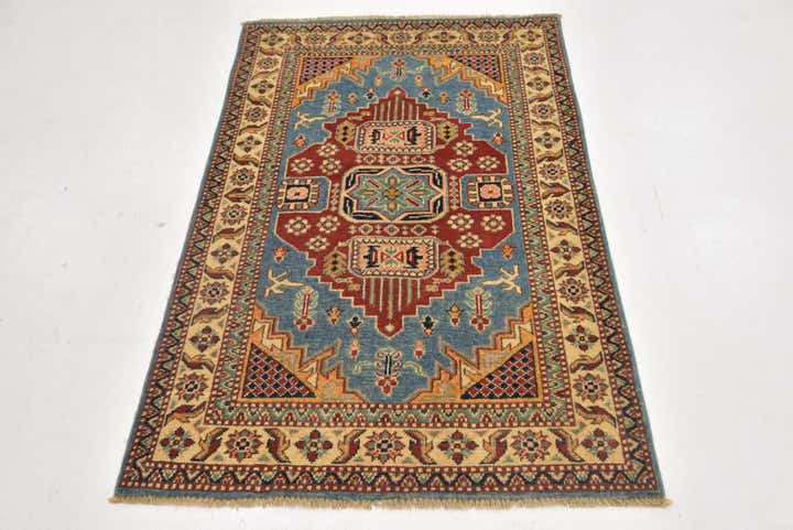 3' x 5' Hand Knotted Kazak Rug