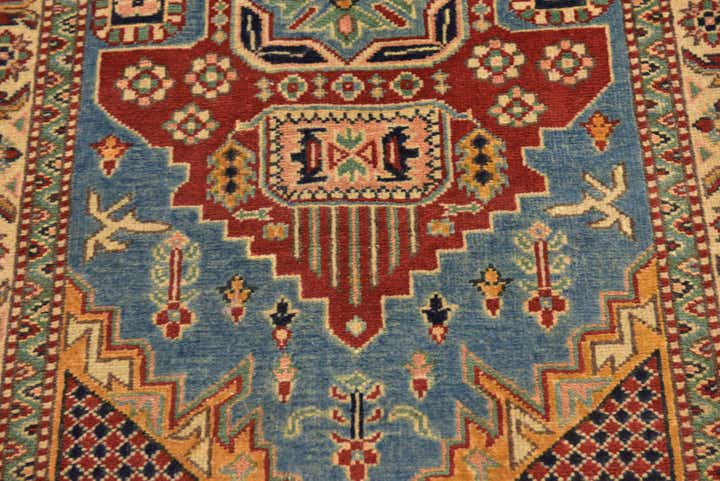 3' x 5' Hand Knotted Kazak Rug