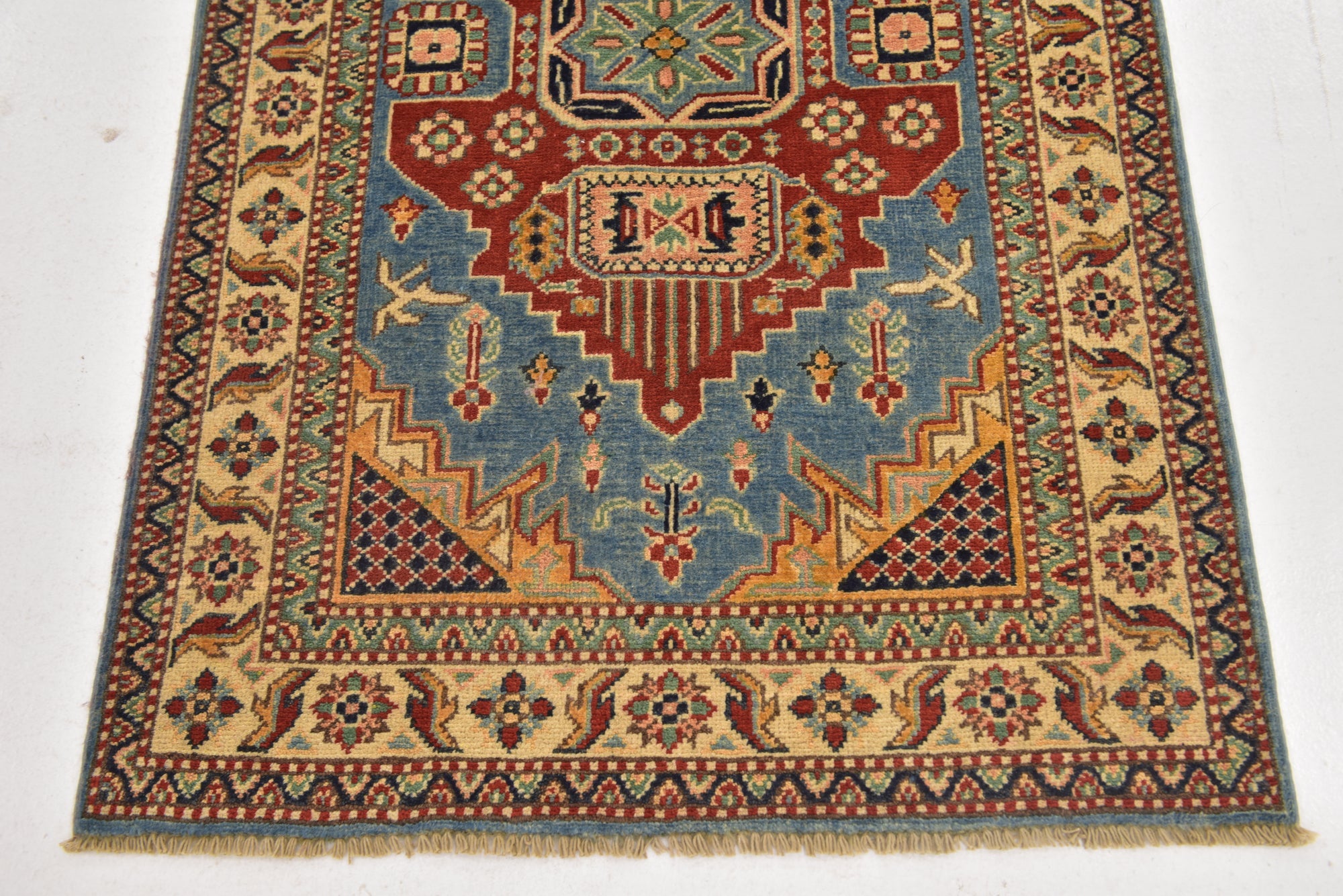 3' x 5' Hand Knotted Kazak Rug