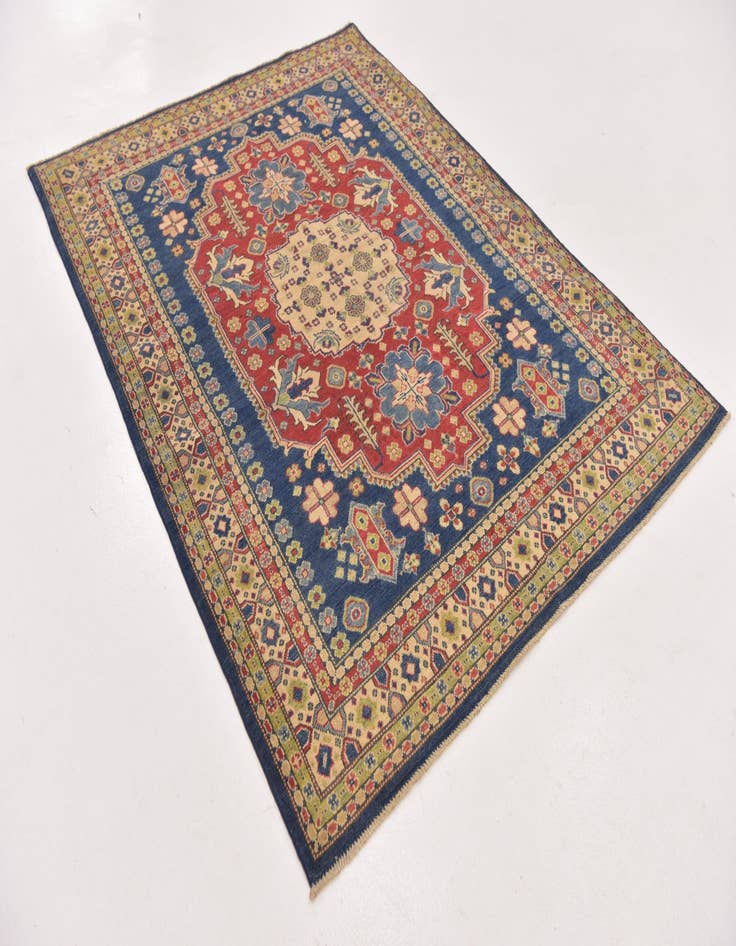 Detail image of 5' x 6' 10 Hand Knotted Kazak Rug