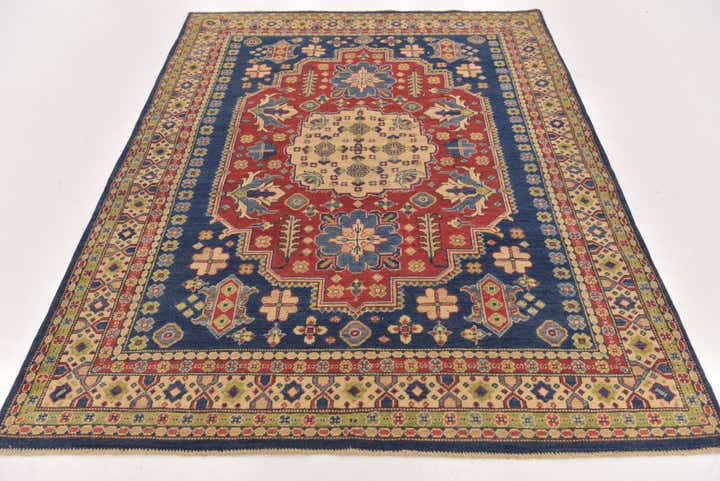5' x 6' 10 Hand Knotted Kazak Rug